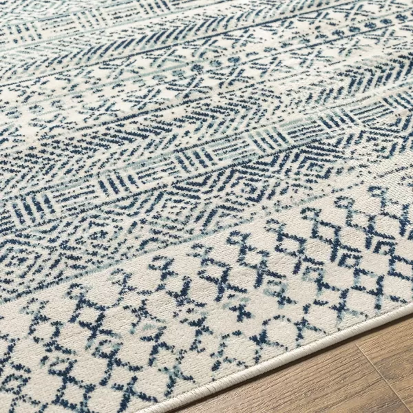 Redondo Beach Outdoor Boho Area Rug53 x 7SlateCoral53 x 7 Denim