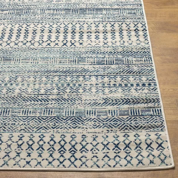 Redondo Beach Outdoor Boho Area Rug53 x 7SlateCoral53 x 7 Denim