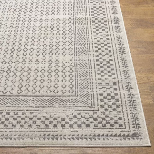 Redondo Beach Outdoor Boho Area Rug53 x 7SlateCoral53 x 7 Light Grey