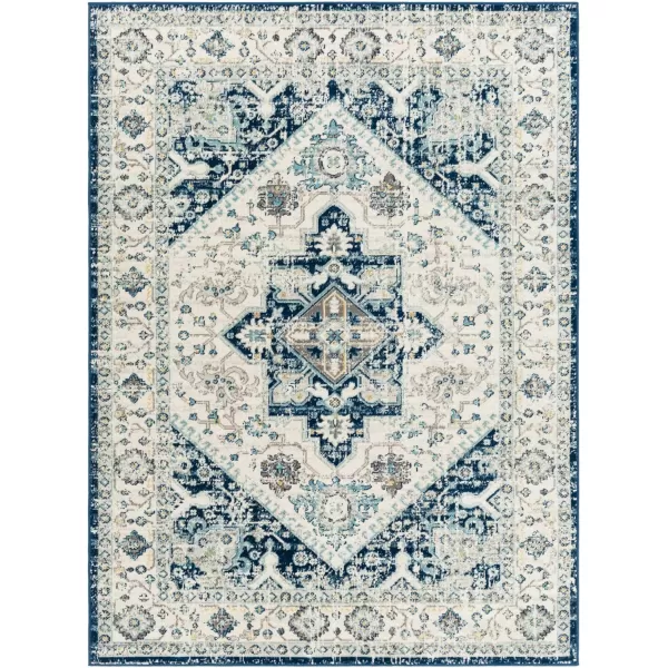 Redondo Beach Outdoor Boho Area Rug53 x 7SlateCoral53 x 7 Light GreyNavy