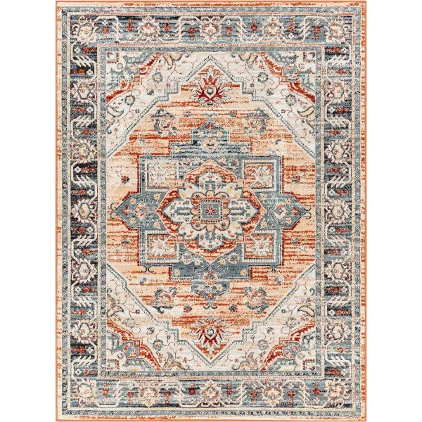 Redondo Beach Outdoor Boho Area Rug53 x 7SlateCoral53 x 7 Medium Grey