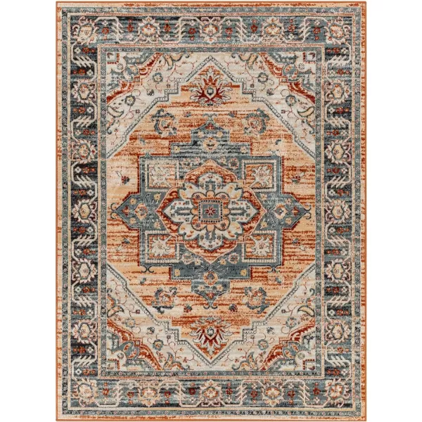 Redondo Beach Outdoor Boho Area Rug53 x 7SlateCoral67 x 9 Medium Grey