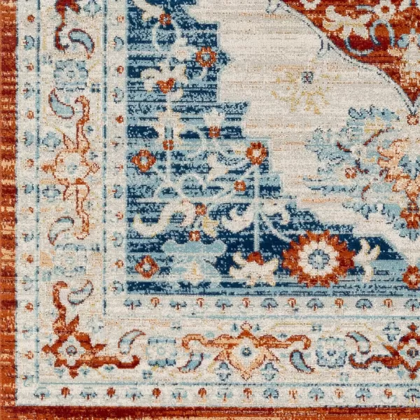 Redondo Beach Outdoor Boho Area Rug53 x 7SlateCoral710 x 10 Burnt OrangeDenim