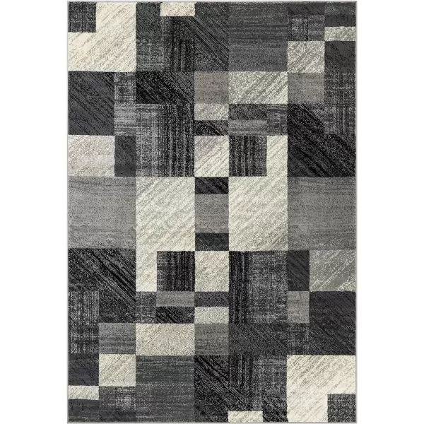 Remington Caramel Modern Area Rug 10 x 132 x 33 Black