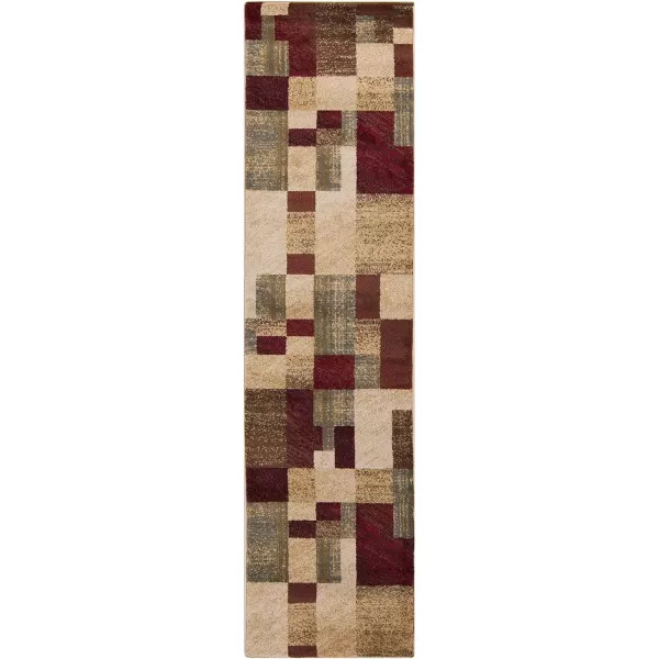 Remington Caramel Modern Area Rug 10 x 132 x 75 Light Pear