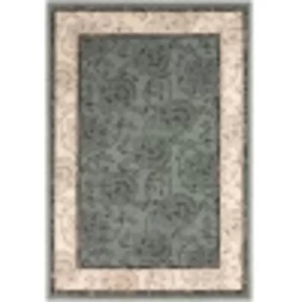 Rhoda Taupe and Brown Indoor  Outdoor Area Rug 89 Square73 x 106 Moss