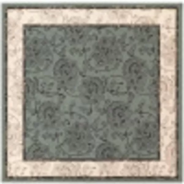 Rhoda Taupe and Brown Indoor  Outdoor Area Rug 89 Square810 Square Moss