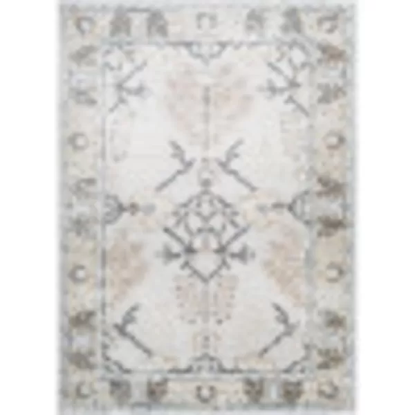 Saladin Traditional Classic Area Rug52 x 7 Light Gray