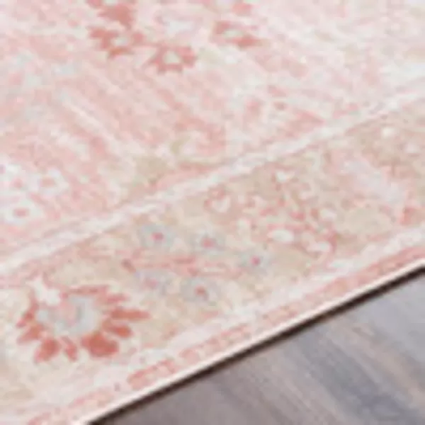 Saladin Traditional Classic Area Rug66 x 92 Rose