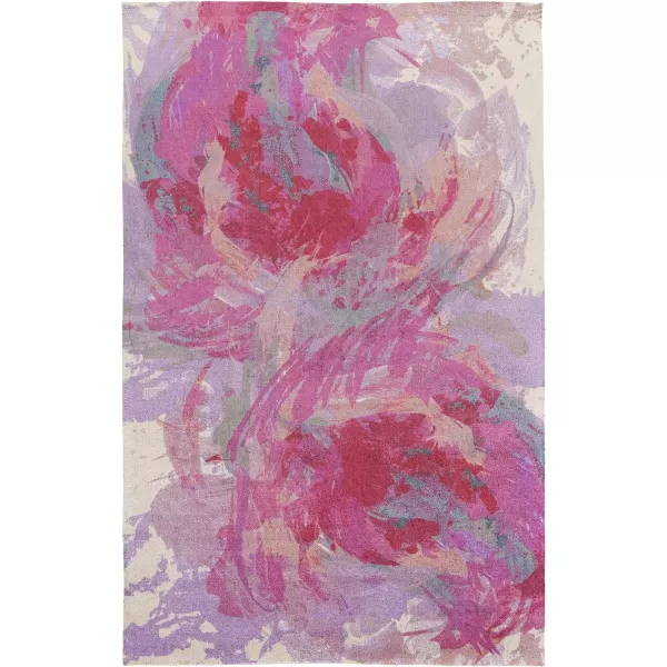 Viola Multicolor Modern Area Rug 8 x 108 x 10 Purple