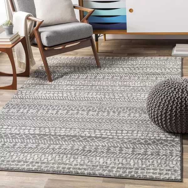 WorldWeavers Carina Area Rug 710 x 103 Grey53 x 73 Grey