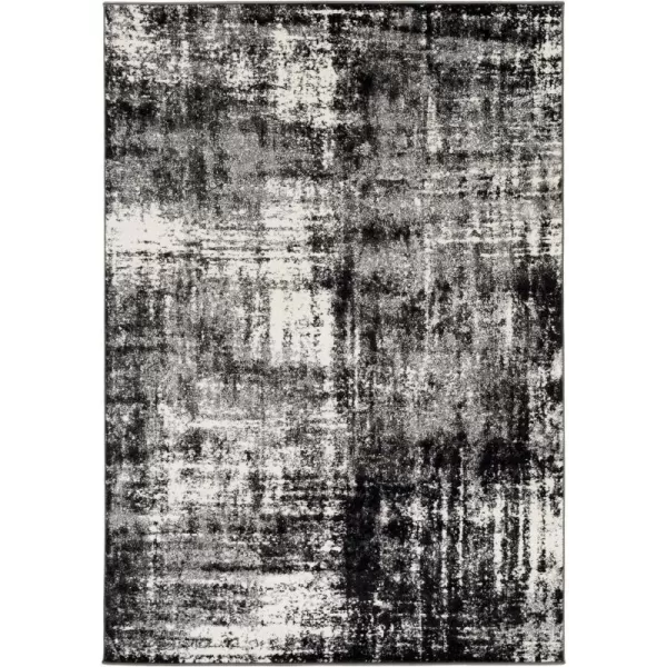 Anderson Black Modern Area Rug 711 x 102 x 3 Black