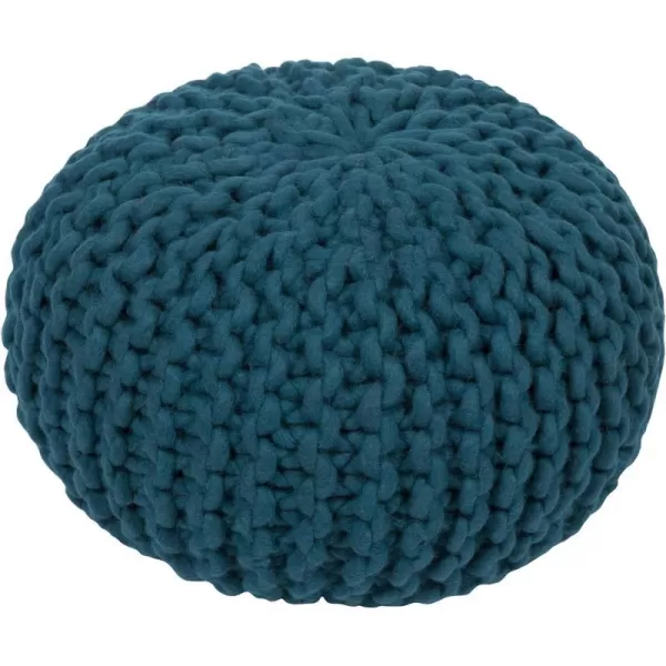 Artistic Weavers 100Percent Wool Pouf 14H x 20W x 20D TealArtistic Weavers 100Percent Wool Pouf 14H x 20W x 20D Teal