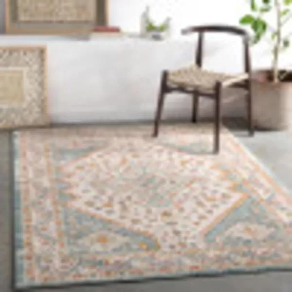 Artistic Weavers Adelyn IvoryAqua Area Rug 710 x 10352 x 7 IvoryAqua