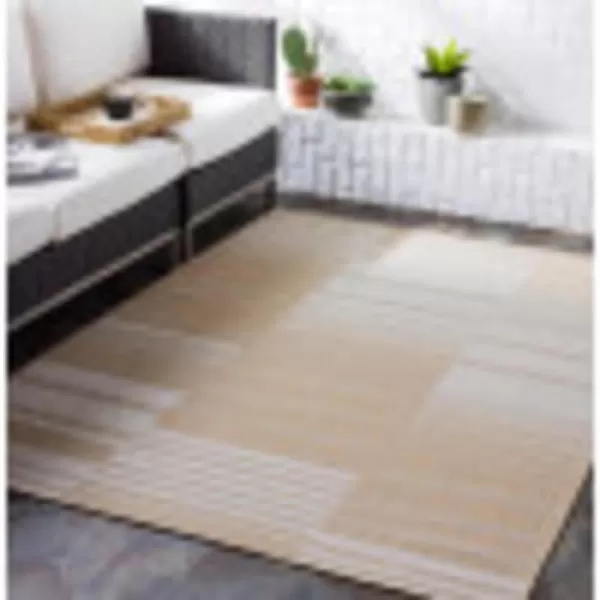 Artistic Weavers Amber Outdoor Modern Area Rug 53 x 7 Khaki53 x 7