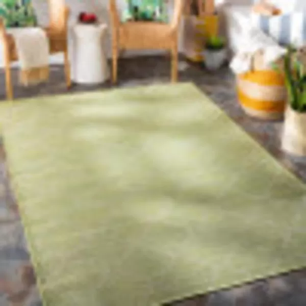 Artistic Weavers Ariane Outdoor Traditional Area Rug 51 x 7 Blue51 x 7 Lime