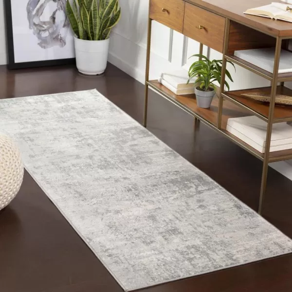 Artistic Weavers Arti Modern Abstract Area Rug67 SquareDark BlueAquaSilver Gray 2 ft 7 in x 7 ft 3 in