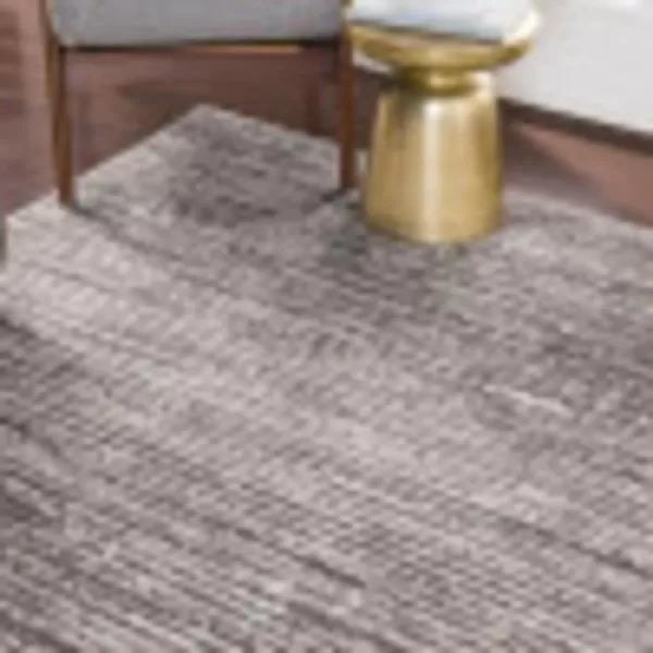 Artistic Weavers Ayana Modern Striped Area Rug 67 Square Charcoal53 Square Charcoal