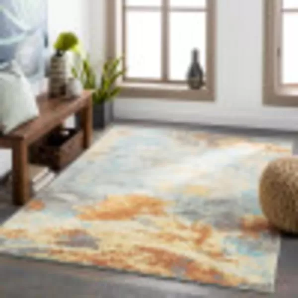 Artistic Weavers Barbeau Outdoor Modern Abstract Area Rug Burnt OrangeAq 53 x 73Artistic Weavers Barbeau Outdoor Modern Abstract Area Rug Burnt OrangeAq 53 x 73