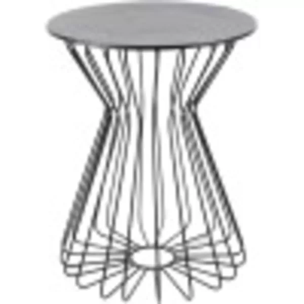 Artistic Weavers Basquette End Table 16 x 16 x 20 Black 20 H x 16 W x 16 DArtistic Weavers Basquette End Table 16 x 16 x 20 Black 20 H x 16 W x 16 D