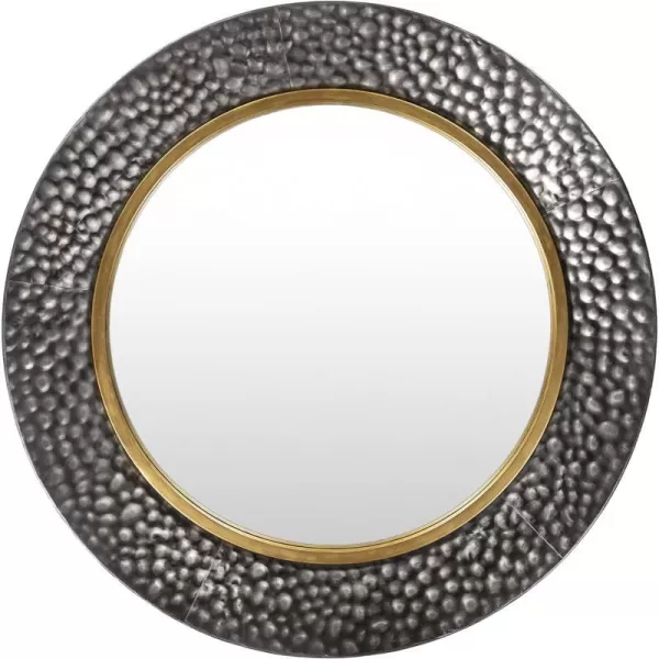 Artistic Weavers Battalia Mirror 24 inch SilverGoldArtistic Weavers Battalia Mirror 24 inch SilverGold