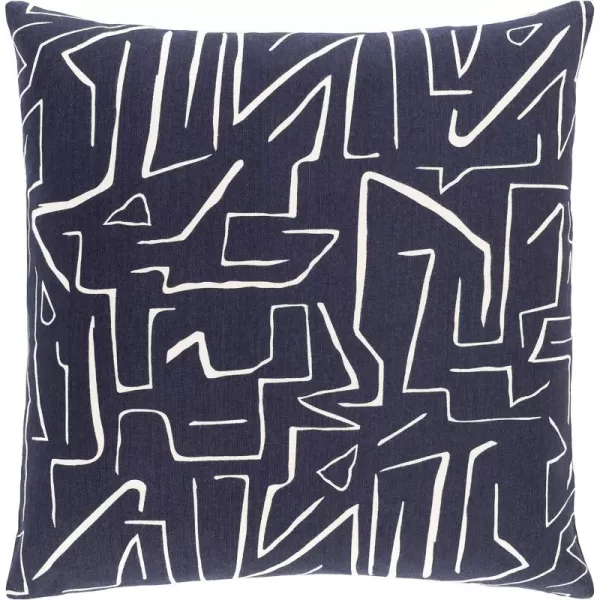 Artistic Weavers Bayside Down Pillow Kit 20 L x 20 W Down BlackCreamBlack  Cream 20L x 20W Down