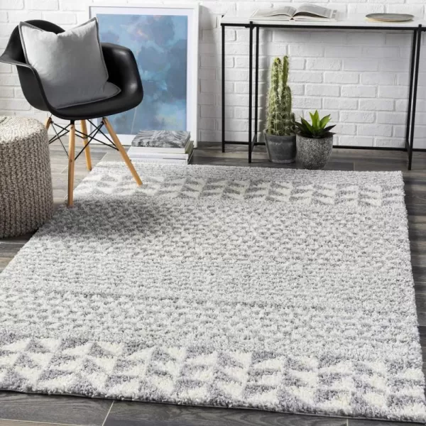 Artistic Weavers Beckett Modern Geometric Area Rug 53 x 73 Medium GrayArtistic Weavers Beckett Modern Geometric Area Rug 53 x 73 Medium Gray