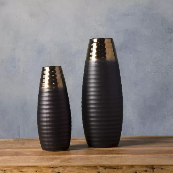 Artistic Weavers Bender Vases 16 H x 6 W x 6 D 12 H x 5 W x 5 D Dark BrownTaupeArtistic Weavers Bender Vases 16 H x 6 W x 6 D 12 H x 5 W x 5 D Dark BrownTaupe