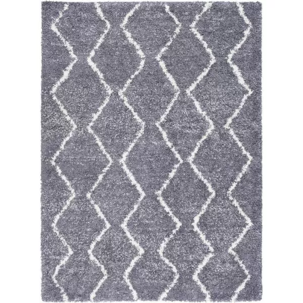 Artistic Weavers Blanka Area Rug 710 x 103 White2 x 3 Charcoal