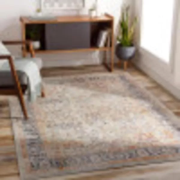 Artistic Weavers Briggs Vintage Floral Area Rug 53 x 73 Light Orange2 x 3