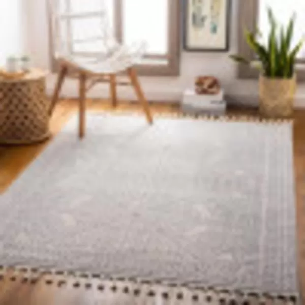 Artistic Weavers Carola Bohemian Striped Area Rug67 x 9 Light Gray