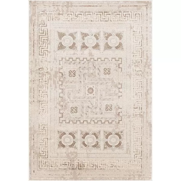 Artistic Weavers Carys BlueGray Updated Traditional 67 x 96 Area Rug Mustard111 x 211 Beige