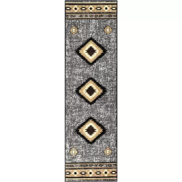 Artistic Weavers Celtia Area Rug 53 x 79 Charcoal and Dark Gray22 x 77 Black and Tan