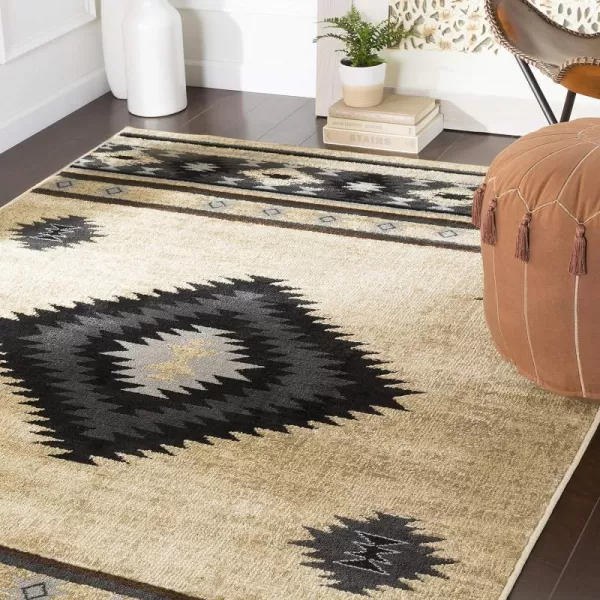 Artistic Weavers Celtia Area Rug 53 x 79 Charcoal and Dark Gray53 x 79 Charcoal and Dark Gray