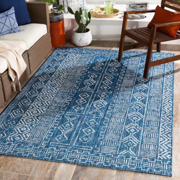 Artistic Weavers Christian Bohemian Outdoor Area Rug53 x 77Denim2 x 211 Denim