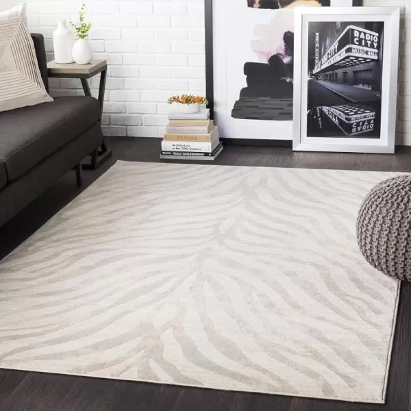 Artistic Weavers Clemence Area Rug 53 x 73 BlackBeige2 x 3 Gray  Beige