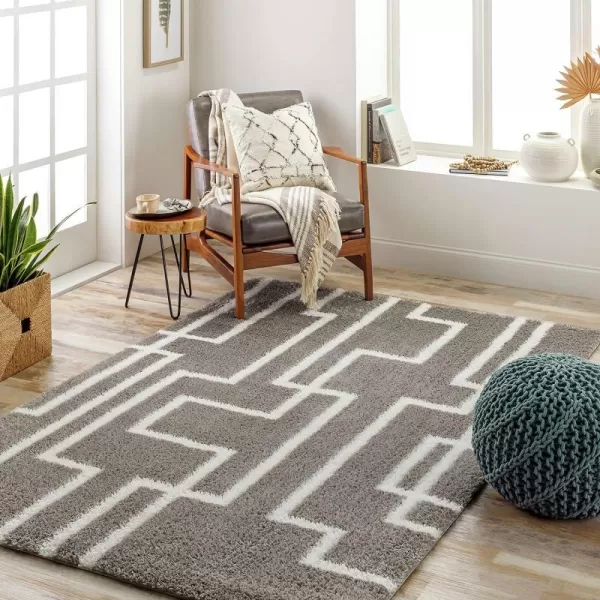 Artistic Weavers Cloudy Modern Shag Rug53 x 7Medium Brown53 x 7