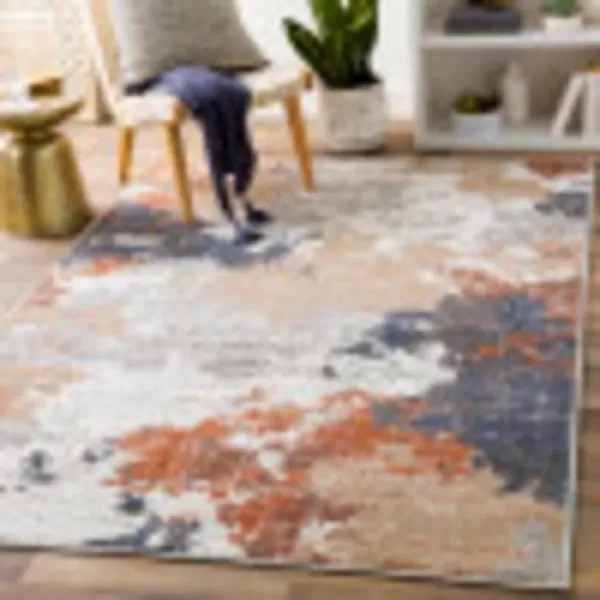 Artistic Weavers Contemporary Abstract Geneva Area Rug 710 x 102 8 x 10 TerracottaArtistic Weavers Contemporary Abstract Geneva Area Rug 710 x 102 8 x 10 Terracotta