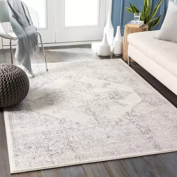 Artistic Weavers Dallas Vintage Medallion Area Rug1110 x 15White2 x 3 White