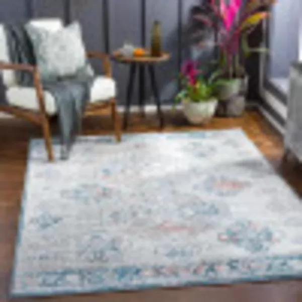 Artistic Weavers Davida Traditional Vintage Area Rug 53 x 7 Denim53 x 7 Light Gray