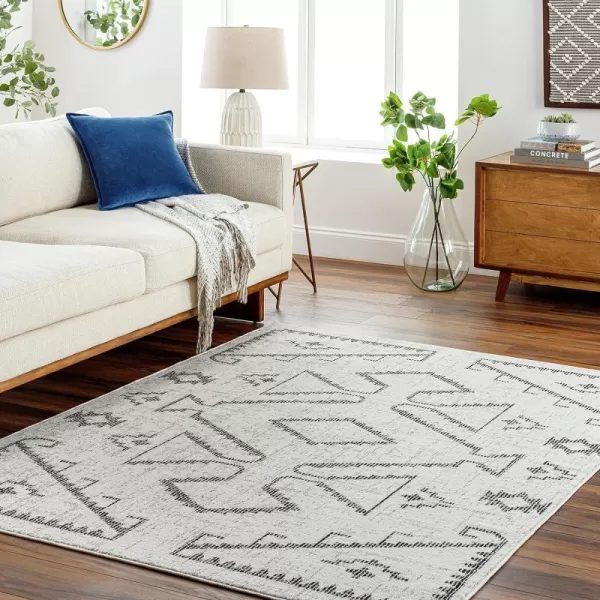 Artistic Weavers Delphi Global Diamond Rug53 x 7Gray53 x 7