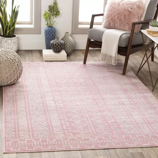 Artistic Weavers Dianne Area Rug 53 x 73 Pale PinkCream2 x 211 Pale Pink  Cream