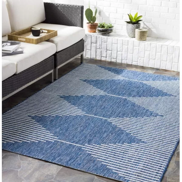 Artistic Weavers Esperanza Geometric Outdoor Area Rug 53 x 77 Bright Blue2 x 211 Bright Blue