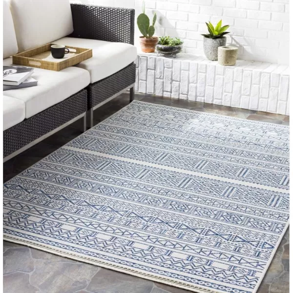 Artistic Weavers Esperanza Global Outdoor Area Rug 710 x 102 Bright BlueArtistic Weavers Esperanza Global Outdoor Area Rug 710 x 102 Bright Blue