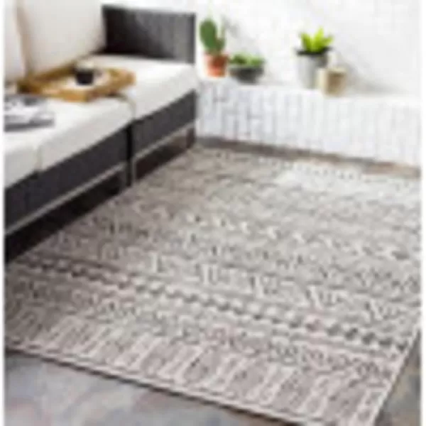 Artistic Weavers Esperanza Outdoor Area Rug67 SquareBlueWhite53 Round Black