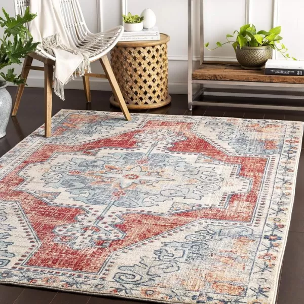 Artistic Weavers Farouk Area Rug 53 x 74 RedBlue311 x 55 Red  Blue