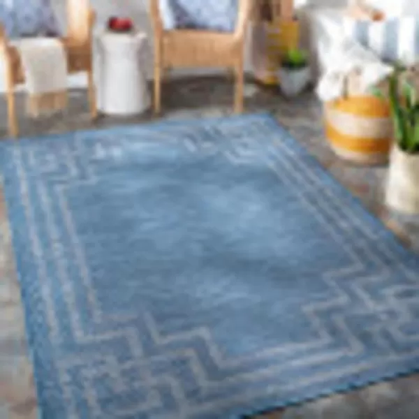 Artistic Weavers Fleet Outdoor Traditional Area Rug26 x 4 Blue