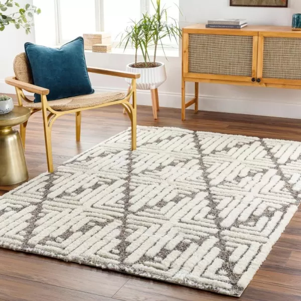 Artistic Weavers Florida Moroccan Shag Area Rug 53 x 7 CharcoalCharcoal 53 x 7