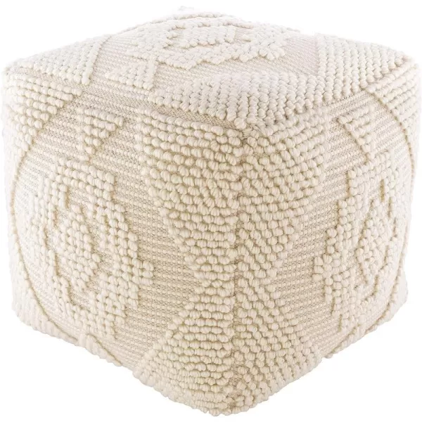 Artistic Weavers Forda Pouf 18 x 18 x 18 BeigeArtistic Weavers Forda Pouf 18 x 18 x 18 Beige