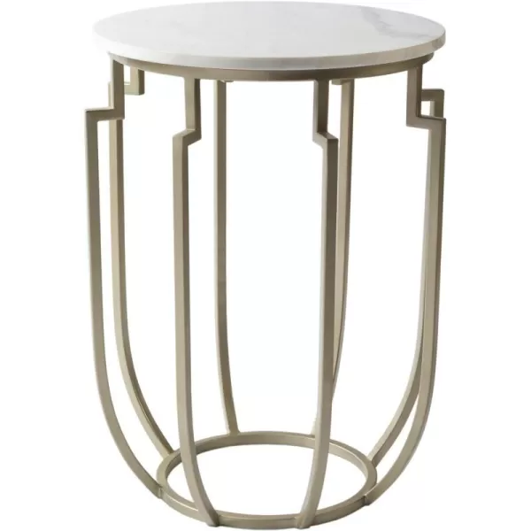 Artistic Weavers Gatsby Contemporary Marble End Table 25 H W x 19 D ChampagneArtistic Weavers Gatsby Contemporary Marble End Table 25 H W x 19 D Champagne